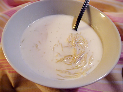 Суп молочный с макаронными изделиями по № 258