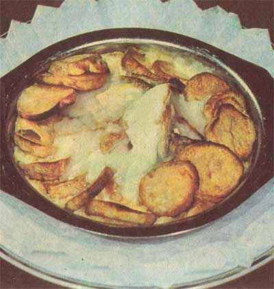 Рыба, запеченная в сметанном соусе по № 535 (Зубатка запеченная)