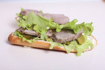 Бутерброд с отварной говядиной по № 4