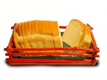 Хлеб пшеничный формовой (Сорт муки:пшеничная высшего сорта)
